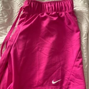 Nike hot pink shorts